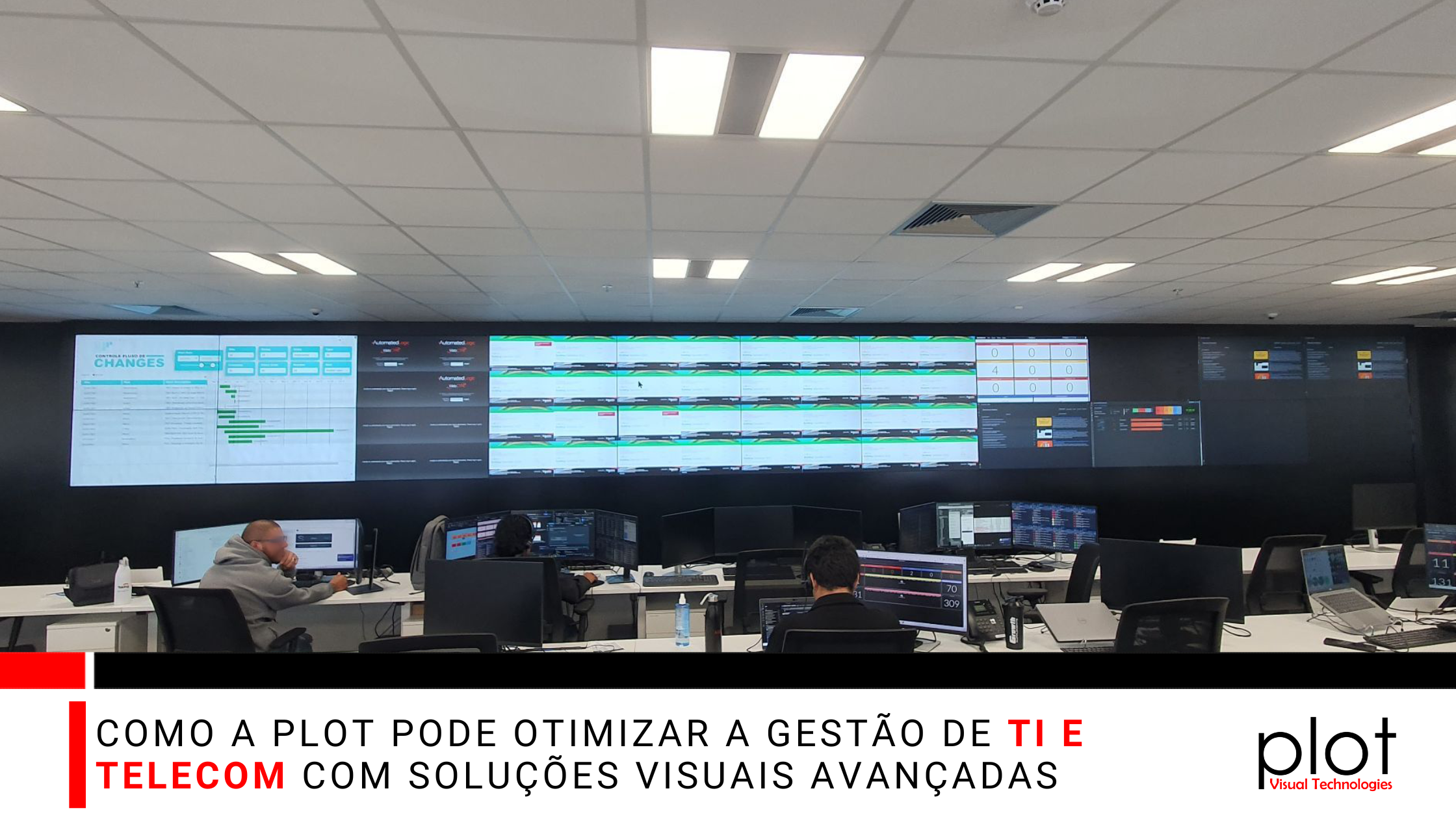 COMO A PLOT PODE OTIMIZAR A GESTÃO DE TI E TELECOM COM SOLUÇÕES VISUAIS AVANÇADAS